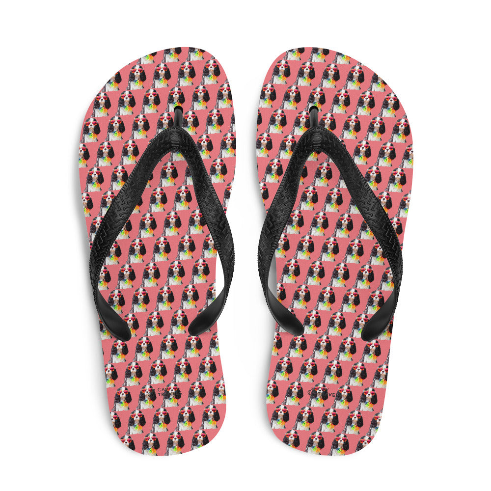 Cavalier King Charles Spaniel Flip Flops