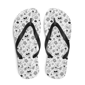 Cavalier King Charles Spaniel Pattern Flip Flops