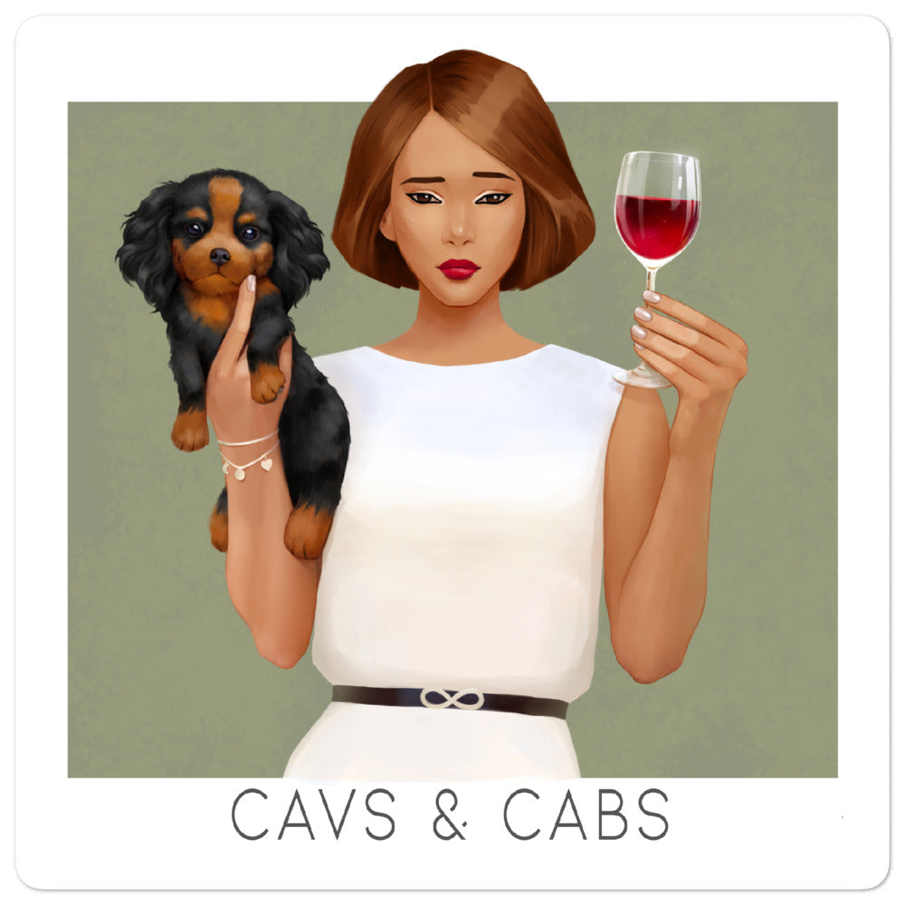 Cavs & Cabs sticker