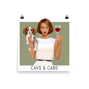 Cavs & Cabs Poster - Blenheim