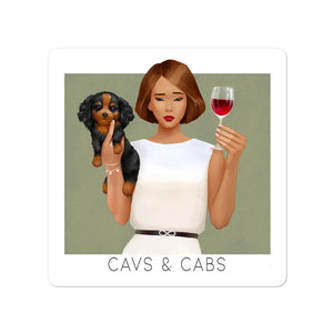 Cavs & Cabs sticker