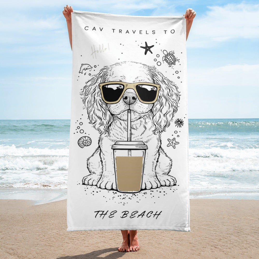 Cavalier Travels Beach Towel