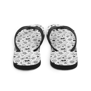 Cavalier King Charles Spaniel Pattern Flip Flops