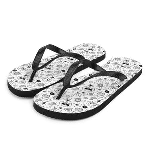 Cavalier King Charles Spaniel Pattern Flip Flops
