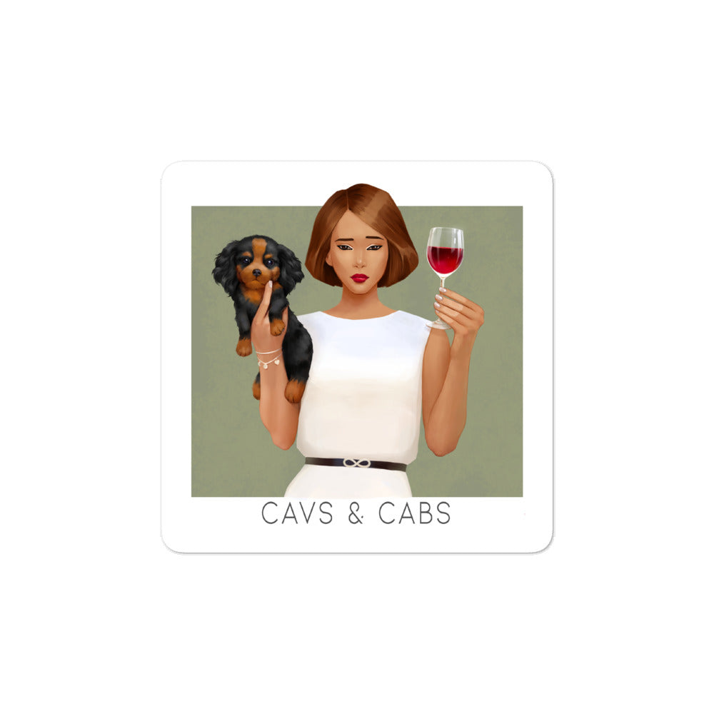 Cavs & Cabs sticker