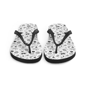 Cavalier King Charles Spaniel Pattern Flip Flops
